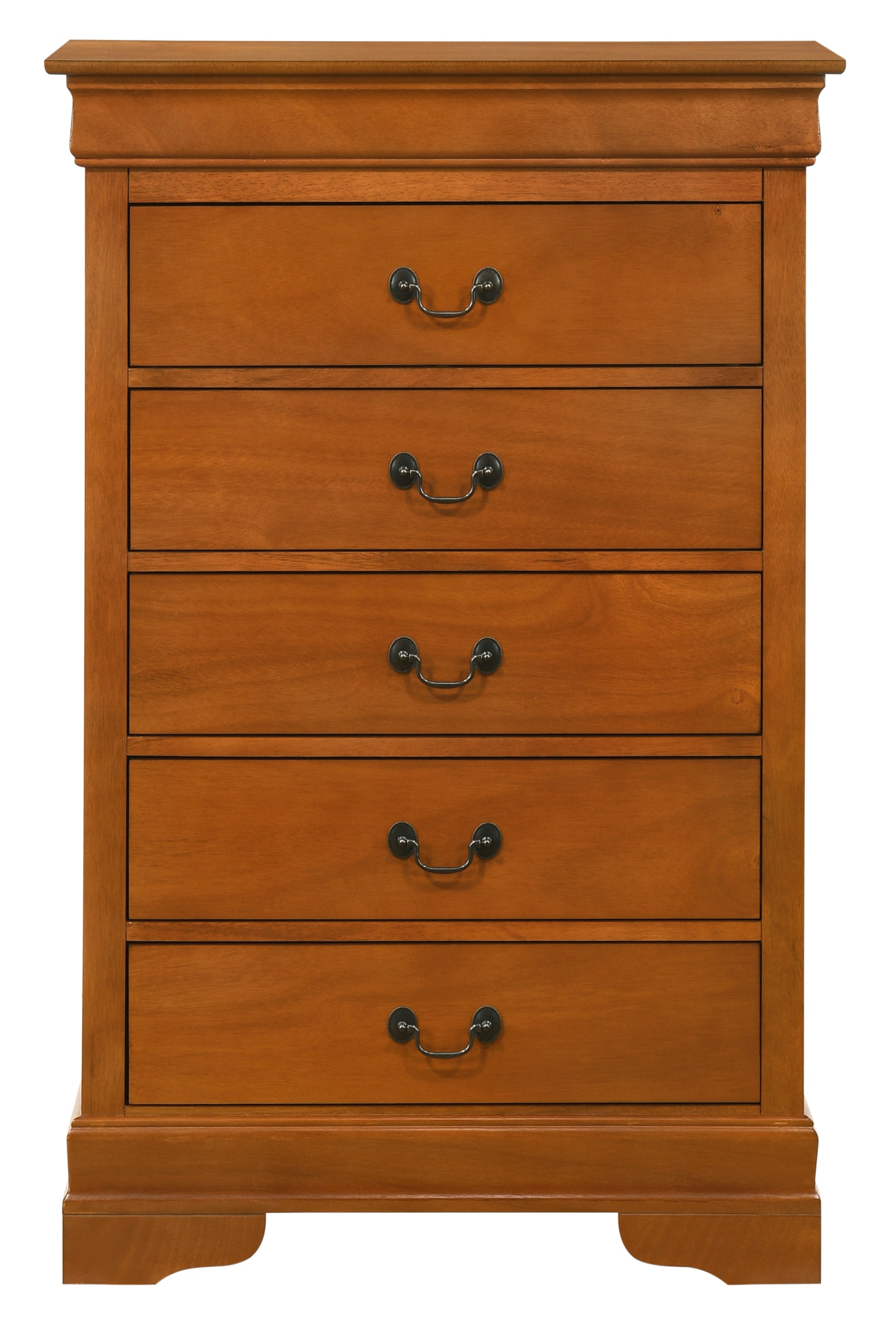 Louisphillipe G02160 Ch Chestoak Oak 5 Drawers & Above Oak Particle Board