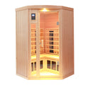 Hemlock Pentagonal Indoor Far Infrared Sauna Room Natural Wood Solid Wood