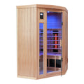 Pentagonal Hemlock Far Infrared Heating Sauna Room Natural Wood Solid Wood