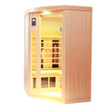 Hemlock Pentagonal Indoor Far Infrared Sauna Room Natural Wood Solid Wood