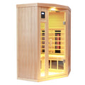 Hemlock Pentagonal Indoor Far Infrared Sauna Room Natural Wood Solid Wood