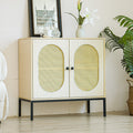 31.5'' Tall 2 Door Accent Cabinet - Natural Wood