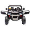 24V Ride On Truck 2 Seater Ride On Utv With 2X200W Motor Ride On Dump Truck With Dump Bed Shovel Ride On Car With Remote Control Electric Vehicle With Non Slip Tyre For Boys Girls Black Plastic