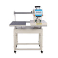 16X24 Up Sliding Dual Platen Heat Press Machine 110V,2000W White Blue Aluminium