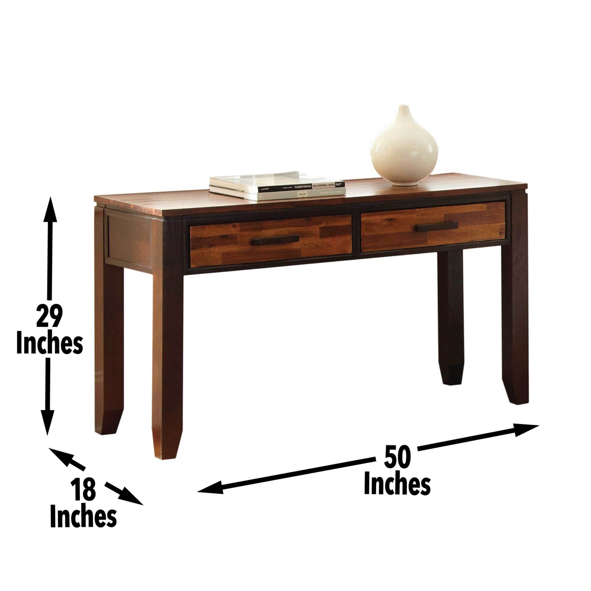 Abaco Sofa Table Cherry Solid Wood Mdf