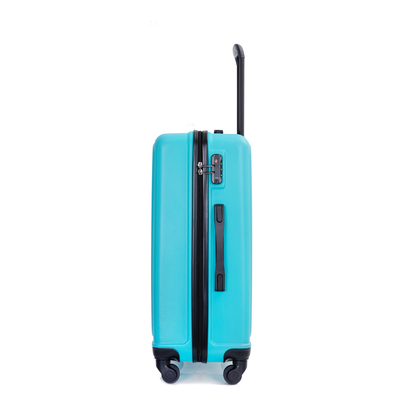 3 Piece Luggage Sets Abs Lightweight Suitcase With Two Hooks, Spinner Wheels, Tsa Lock, 20 24 28 Turquoise Turquoise Abs