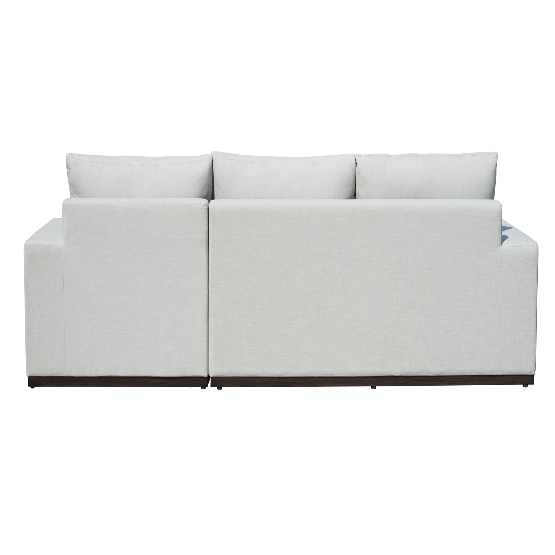 Luxurious Outdoor Chofa Sofa Chaise Generously Scaled, Stain And Fade Resistant Solution Dyed Acrylic Cover Gray Foam Acrylic