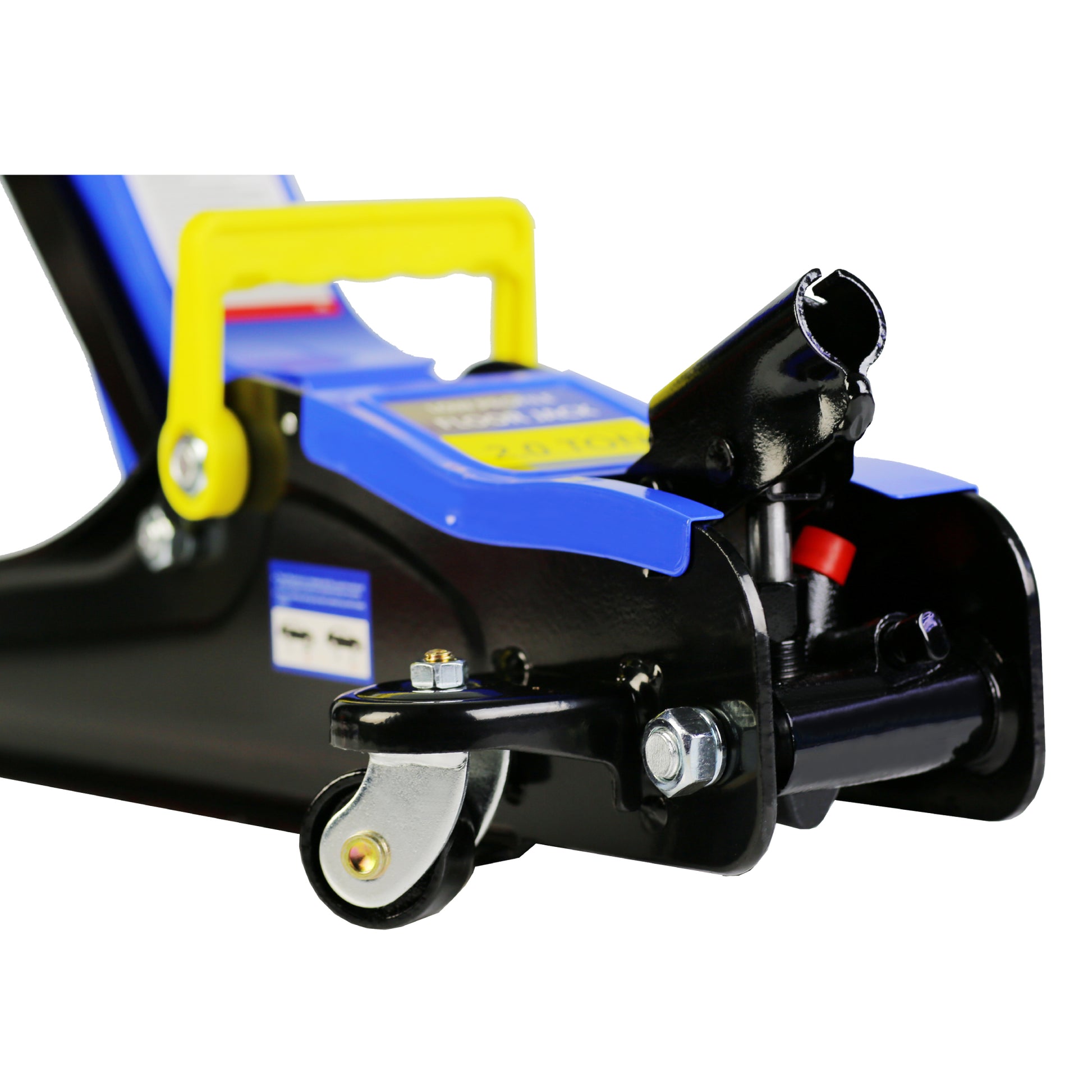 Floor Jack, 2 Ton Low Profile Floor Jack, Heav Yduty Steel Racing Floor Jack With Single Piston Quicklift Pump, Floor Jack Lifting Range 3.3" 15.2" Black Blue Steel