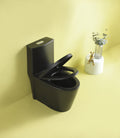 black toilet seat cover 23T01 MBP01 matte black-acrylic