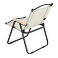 3 Piece Folding Outdoor Table And Two Chairs,Lightweight Aluminum Roll Up Square For Indoor, Outdoor Camping, Picnics, Beach,Backyard, Bbq, Party, Patio, Brown Beige Brown Beige Garden & Outdoor Modern Aluminum