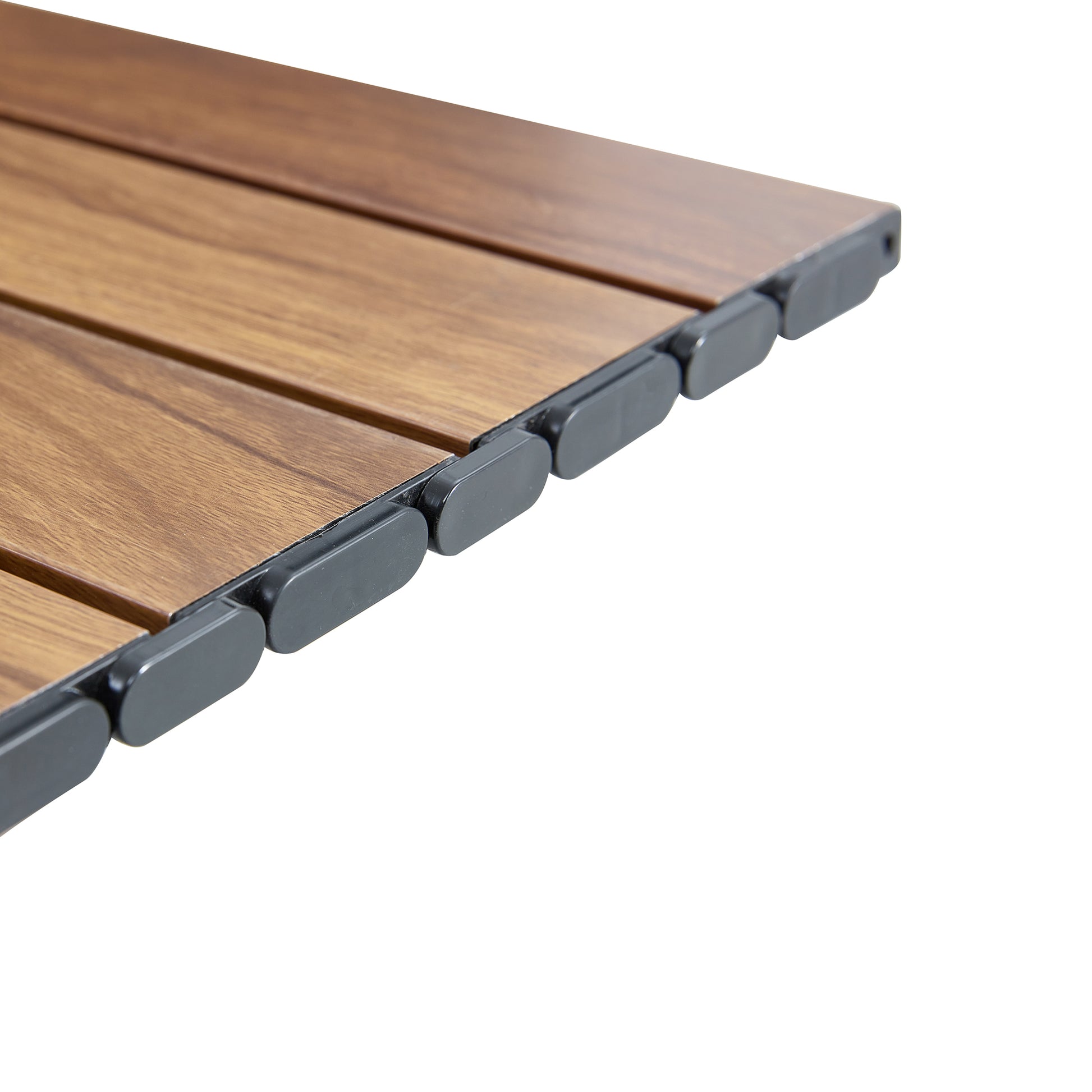 3 Piece Folding Outdoor Table And Two Chairs,Lightweight Aluminum Roll Up Square For Indoor, Outdoor Camping, Picnics, Beach,Backyard, Bbq, Party, Patio, Brown Beige Brown Beige Garden & Outdoor Modern Aluminum