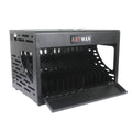 16 Bay Charging Cabinet For Laptop,Chromebook, Locking Charging Station Black Black Steel