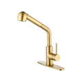 Utility Sink Faucets Single Handle Pull Out Laundry Faucet With Dual Spray Function In Stainless Spot Resistant Gold Gold Stainless Steel