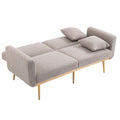 Coolmore Velvet Sofaaccent Sofa .Seat Sofa With Metal Feet Grey Teddy Polyester