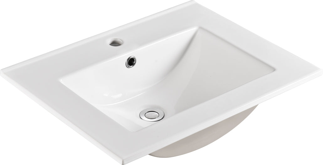 24 Inch Ceramic Sink G Bl9060B Gloss White Ceramic