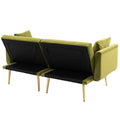 Coolmore Velvet Sofaaccent Sofa .Seat Sofa With Metal Feet Olive Polyester