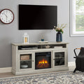 Contemporary Tv Media Stand Modern Entertainment Console With 18