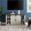 Classic Farmhouse Media Tv Stand Transitional Entertainment Console For Tv Up To 60