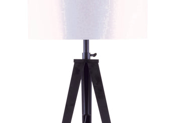 65" Crossed Tripod Floor Lamp 2.67 9.9 Black Metal
