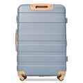 Luggage Sets Model Expandable Abs Hardshell 3Pcs Clearance Luggage Hardside Lightweight Durable Suitcase Sets Spinner Wheels Suitcase With Tsa Lock 20''24''28'' Light Blue Light Blue Abs