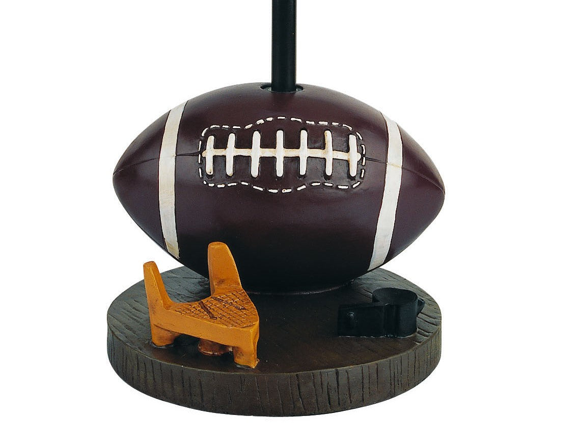 15.75"H Football Resin Table Lamp 1Pc Ctn 0.85 4.40 Brown Mix Polyresin