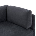 Upholstery Convertible Sectional Sofa, L Shaped Couch With Reversible Chaise Gray Polyester