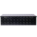 39Inch Aluminum Tool Box,Heavy Duty Truck Bed Tool Box,Outdoor Trailer Pickup Storage Tool Box,Rv Storage Organizer,Underbody Box W Lock Keys,Black 39X13X10Inch Black Aluminum