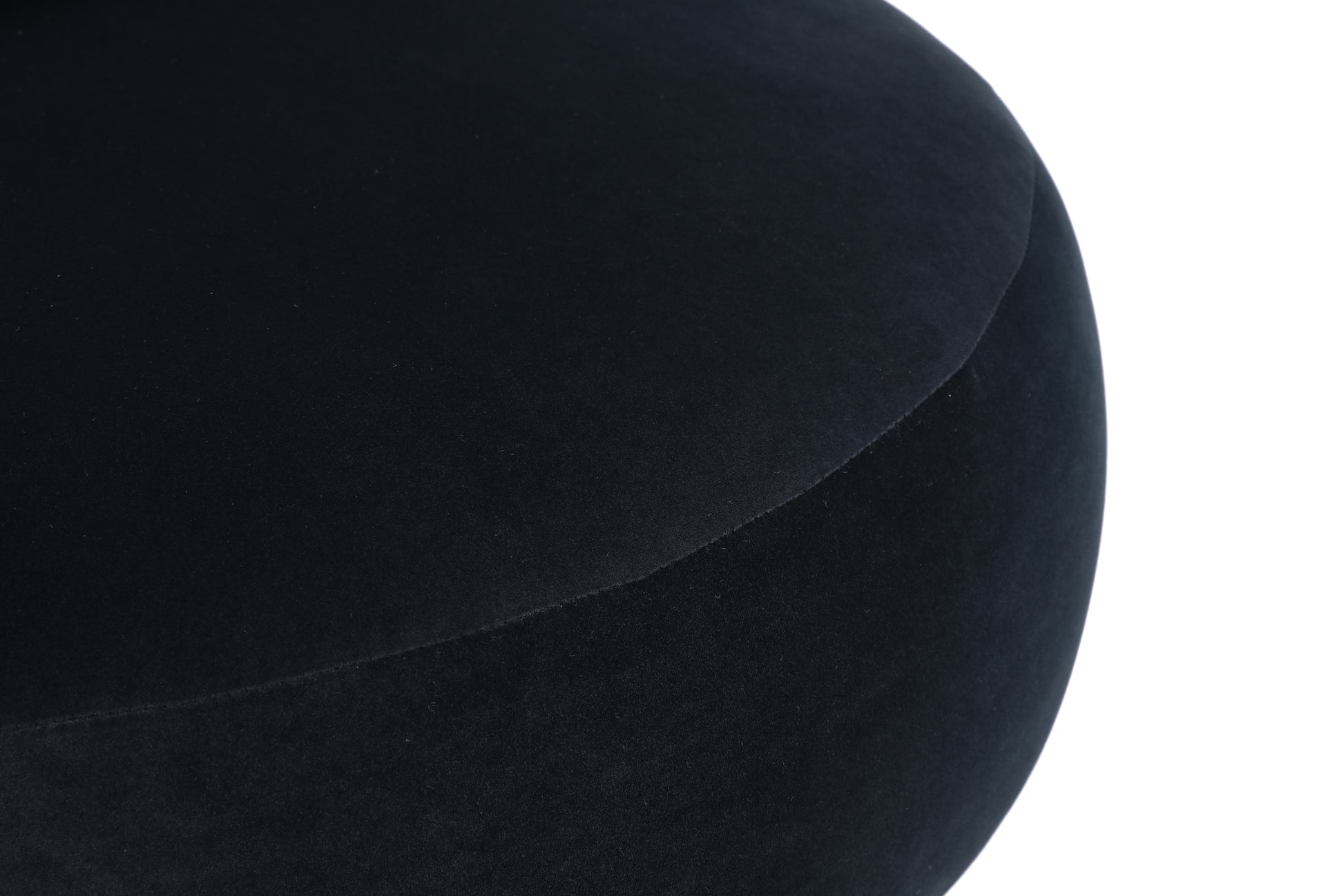 Swivel Accent Chair Armchair, Round Barrel Chair In Fabric For Living Room Bedroom Black Primary Living Space American Design Foam Velvet