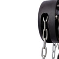Chain Hoist 2200Lbs 1T Capacity 10Ft With 2 Heavy Duty Hooks,Manual Chain Hoist Steel Construction,Black Black Steel