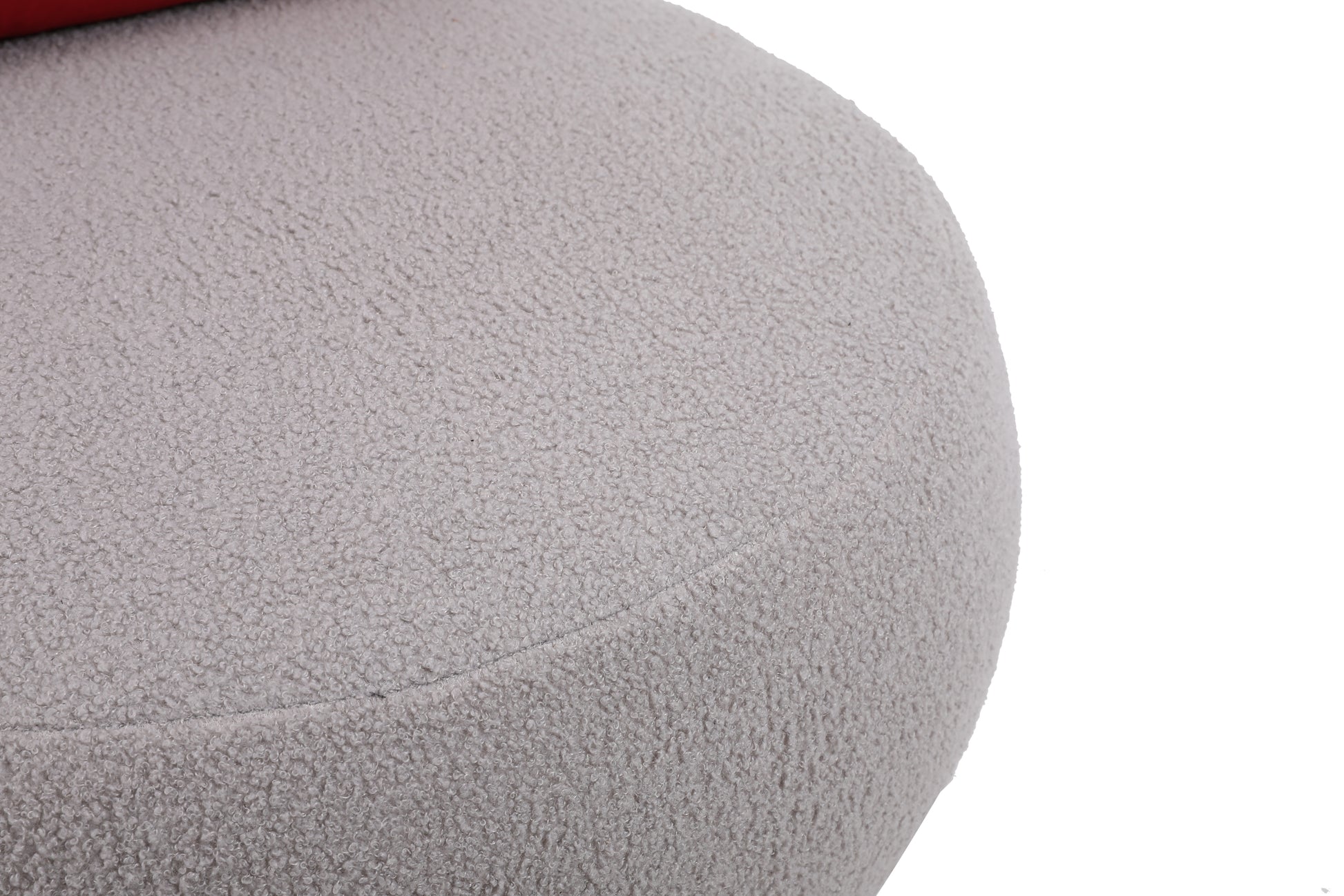 Swivel Accent Chair Armchair, Round Barrel Chair In Fabric For Living Room Bedroom Grey Primary Living Space American Design Foam Faux Fur