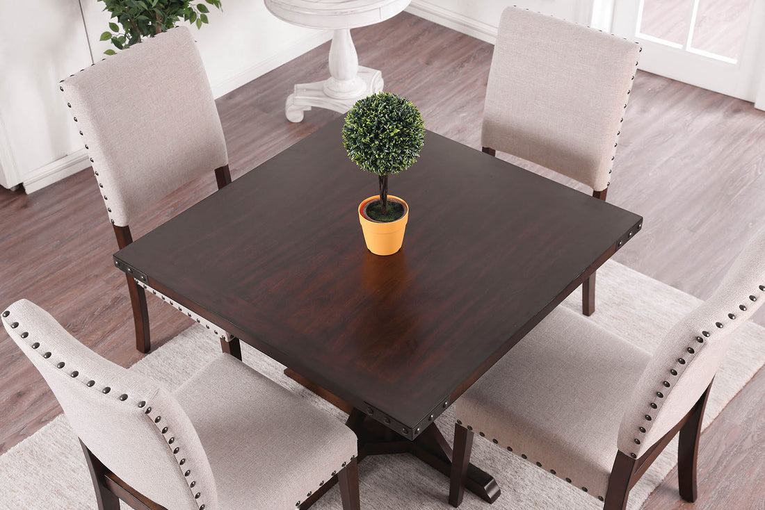 1Pc Dining Table Square Table Top Solidwood Brown