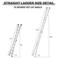 Aluminum Multi Position Ladder with Wheels, 300 lbs metallic grey-aluminium alloy