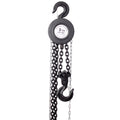 Chain Hoist 6600Lbs 3T Capacity 10Ft With 2 Heavy Duty Hooks,Manual Chain Hoist Steel Construction,Black Black Steel