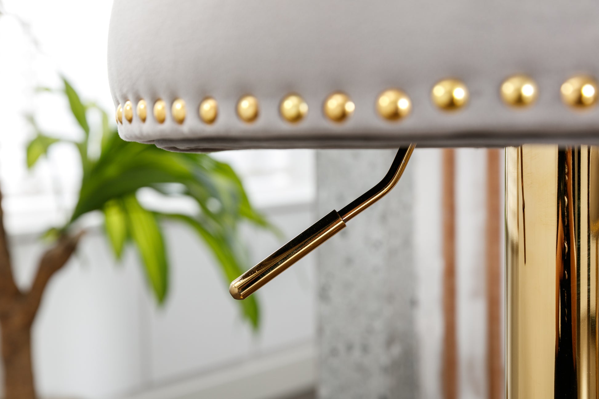 Coolmore Swivel Bar Stools Set Of 2 Adjustable Counter Height Chairs With Footrest For Kitchen, Dining Room 2Pc Set Gray Velvet