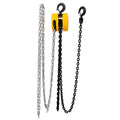 Chain Hoist 2200Lbs 1T Capacity 10Ft With 2 Heavy Duty Hooks,Manual Chain Hoist Steel Construction,Yellow Yellow Steel