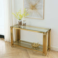 Modern Glass Console Table, 55