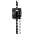 Chain Hoist 11000Lbs 5T Capacity 10Ft With 2 Heavy Duty Hooks,Manual Chain Hoist Steel Construction,Black Black Steel