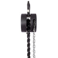 Chain Hoist 4400Lbs 2T Capacity 10Ft With 2 Heavy Duty Hooks,Manual Chain Hoist Steel Construction,Black Black Steel