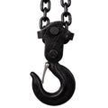 Chain Hoist 11000Lbs 5T Capacity 10Ft With 2 Heavy Duty Hooks,Manual Chain Hoist Steel Construction,Black Black Steel