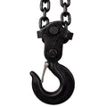 Chain Hoist 4400Lbs 2T Capacity 10Ft With 2 Heavy Duty Hooks,Manual Chain Hoist Steel Construction,Black Black Steel
