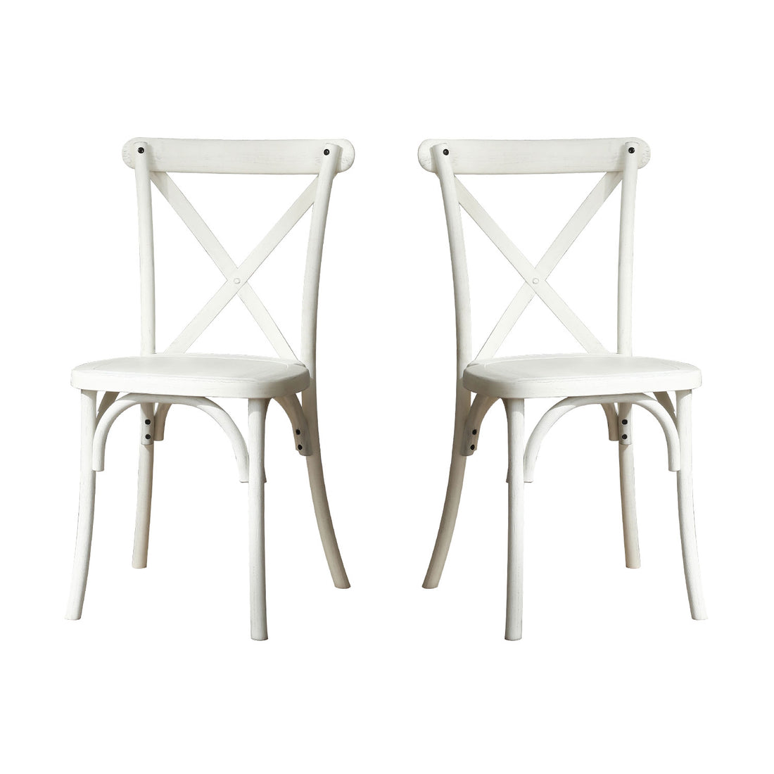 2 Pack Resin X Back Chair, Dining Chair Furniture 2 Pack, Modern Farmhouse Cross Back Chair For Kitchen,Lime Wash Lime White Resin