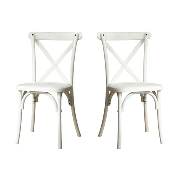 2 Pack Resin X Back Chair, Dining Chair Furniture 2 Pack, Modern Farmhouse Cross Back Chair For Kitchen,Lime Wash Lime White Resin