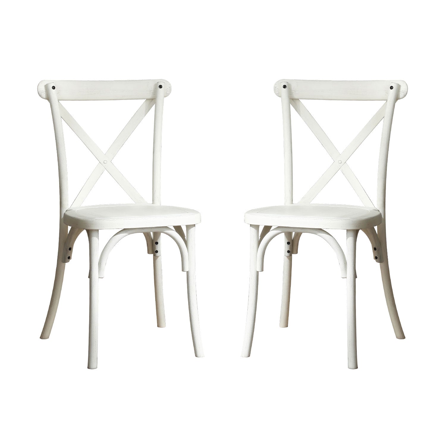 2 Pack Resin X Back Chair, Dining Chair Furniture 2 Pack, Modern Farmhouse Cross Back Chair For Kitchen,Lime Wash Lime White Resin