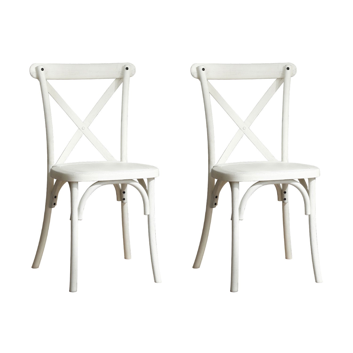 2 Pack Resin X Back Chair, Dining Chair Furniture 2 Pack, Modern Farmhouse Cross Back Chair For Kitchen,Lime Wash Lime White Resin