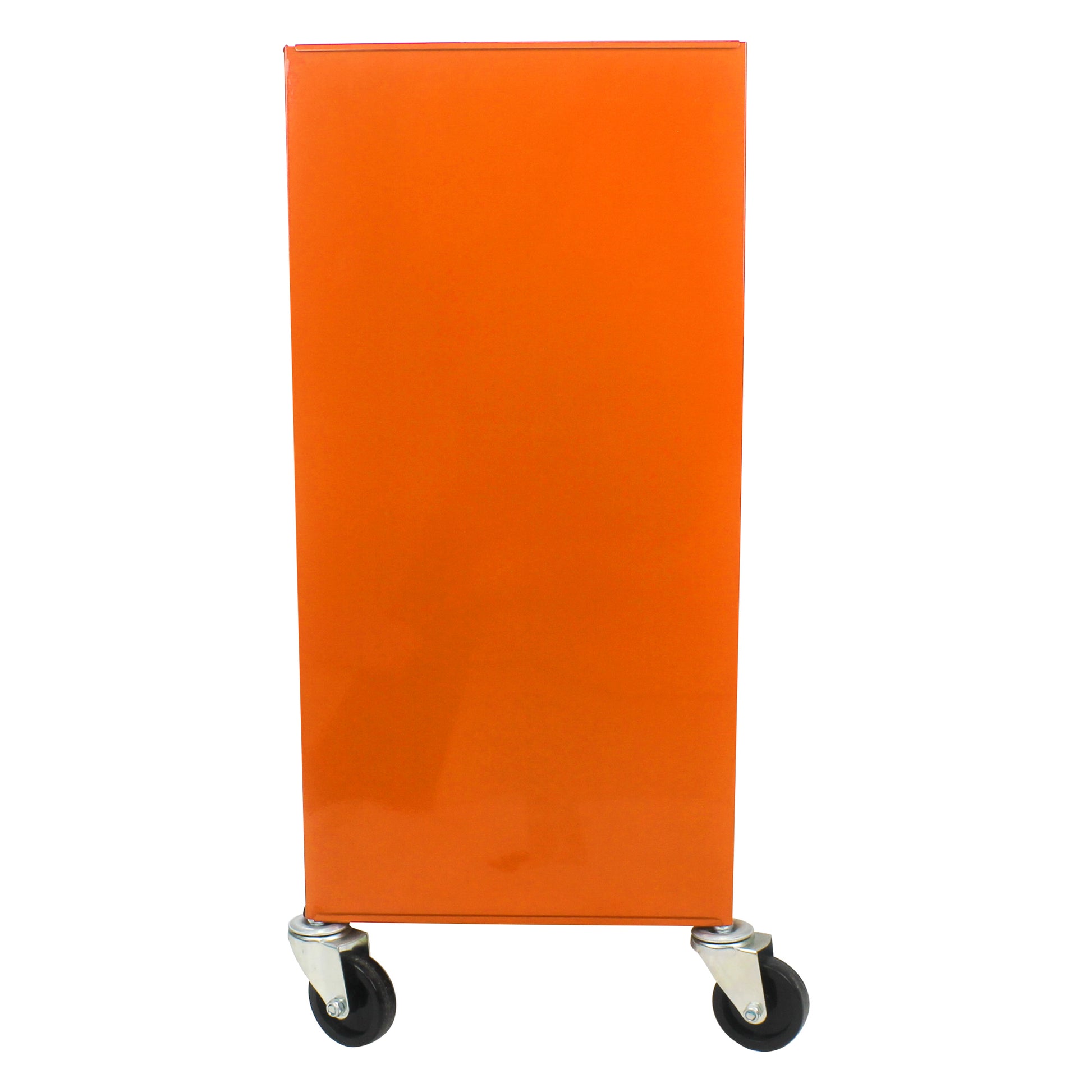 4 Drawers Multifunctional Tool Cart With Wheels Orange Orange Steel