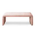 47.2'' Width Modern Ottoman Bench, Upholstered Sherpa Fabric End Of Bed Bench,Shoe Bench Footrest Entryway Bench Coffee Table For Living Room, Bedroom,Dark Pink Pink Polyester