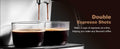 Espresso Machine 20 Bar Pump Pressure Cappuccino latte silver-stainless steel