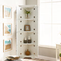 Tall Storage Cabinet With Doors And 4 Shelves For