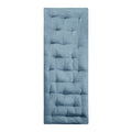 poly chenille lounge floor pillow cushion Aqua aqua - polyester