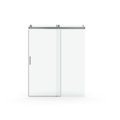 56 To 60 In. W X 76 In. H Sliding Frameless Soft Close Shower Door With Premium 3 8 Inch 10Mm Thick Tampered Glass In Brushed Nickel 22D01 60Bn Brushed Nickel Tempered Glass